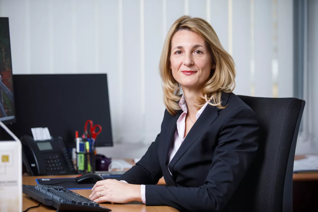 19.12.2022., Zagreb - Tamara Perko, nova direktorica Hrvatske udruge banaka. <br><br>