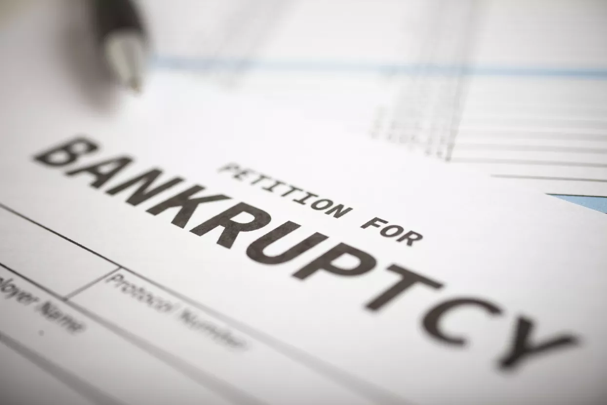 bankrot, propast