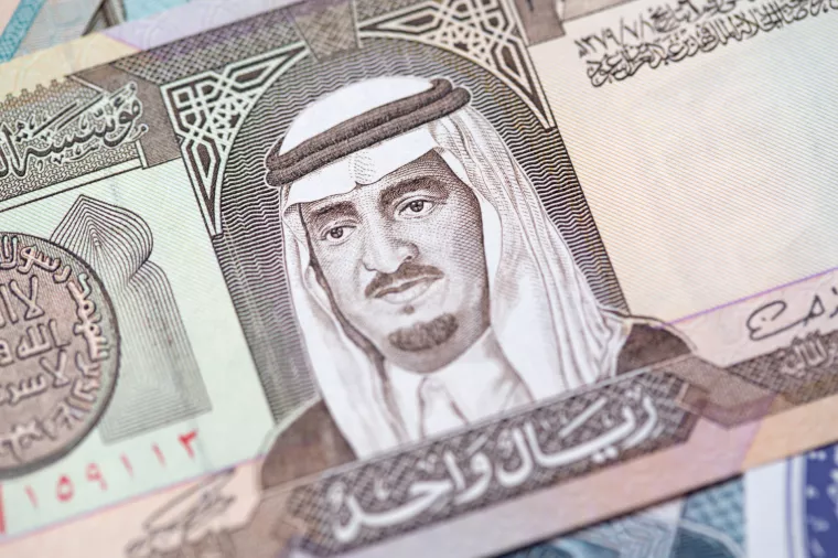 Saudi Arabia 1 riyal banknote