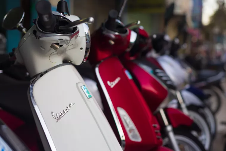 Vespa, motor