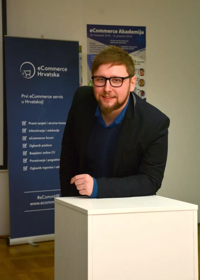 Marcel Majsan,<br>predsjednik Udruge eCommerce Hrvatska: <br>- U vrijeme kad je povoljnije nego ikad izraditi webshop, konkurencija je sve veća i za uspjeh je presudno izgraditi dobru priču brenda, te stvoriti kvalitetno korisničko iskustvo<br>