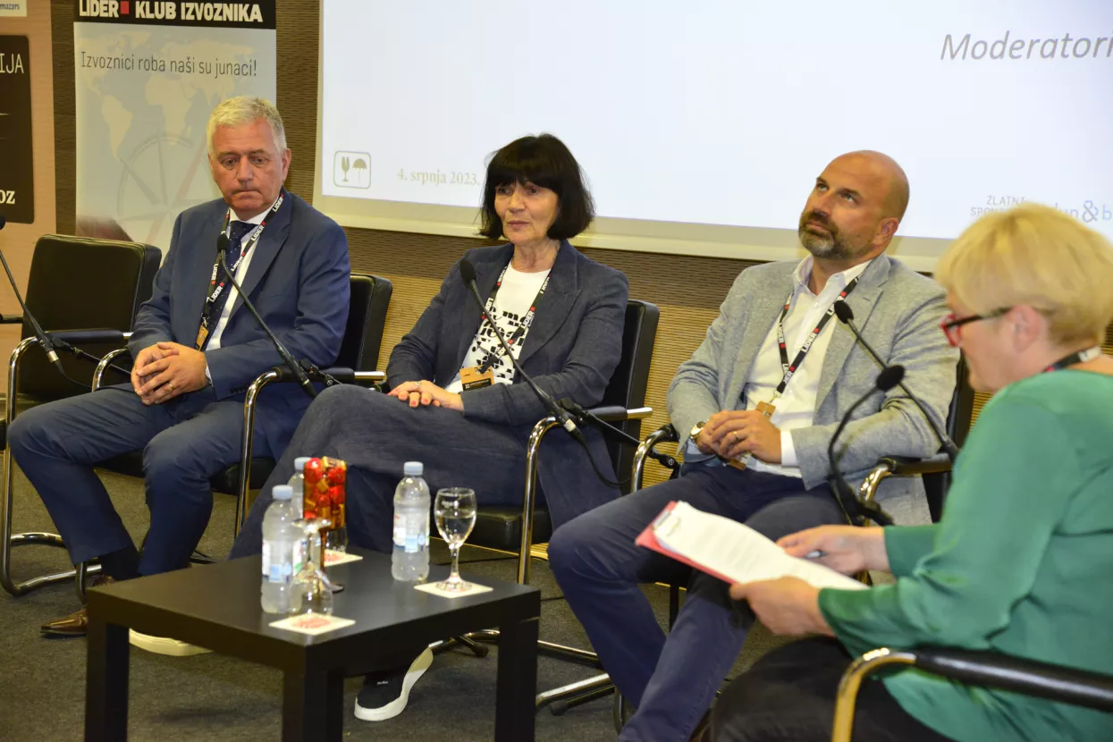10. konferencija o izvozu, Zlatko Bogadi, Srebrenka Saks, Marin &Scaron;kufca, Manuela Ta&scaron;ler
