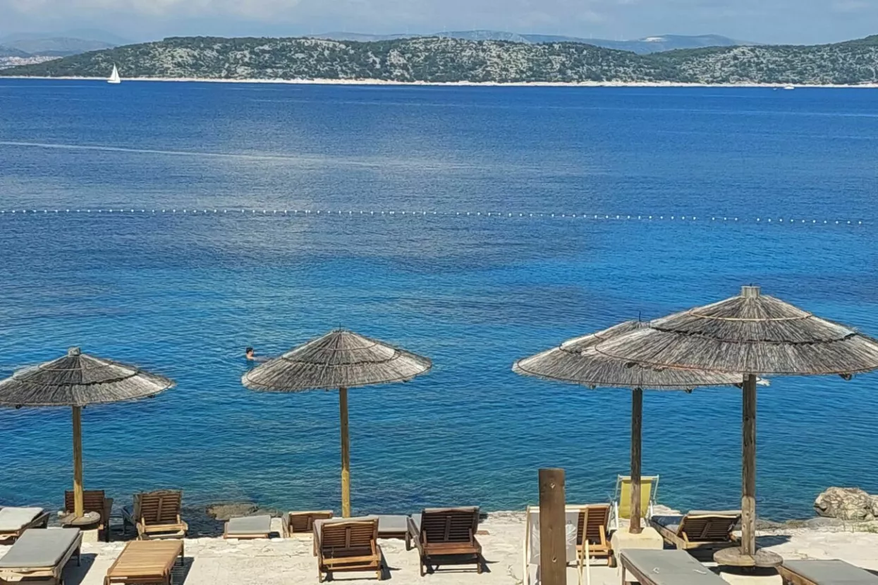 Pogled sa Obonjana na &scaron;ibenski arhipelag