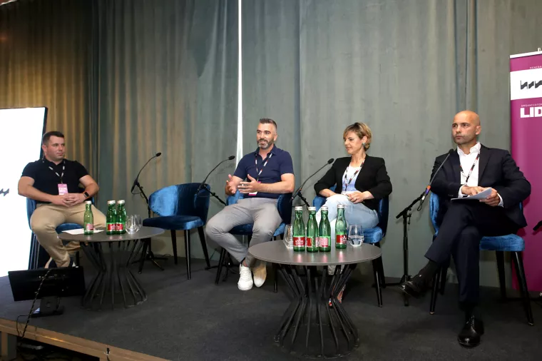 Marketing and sales by numbers 2023., PANEL: KAKO ISKORISTITI AI ZA RAST PRODAJE? Marijan Palić, Dejan Blatnik, Ana Veir i Robert Ćuzeta Piljac