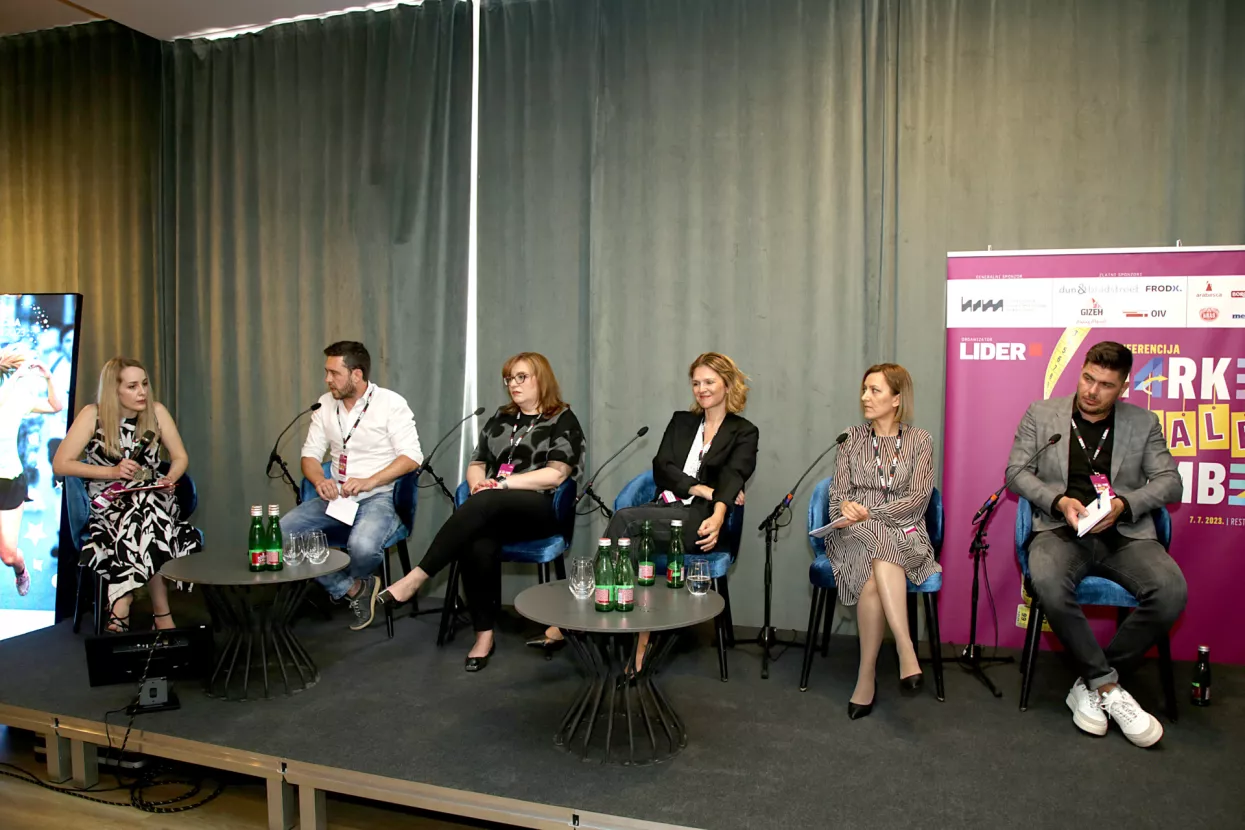Marketing and sales by numbers 2023. PANEL: &Scaron;TO SE DOGAĐA S PR BUDŽETIMA? Sandra Babić, Mario Aunedi Medek, Marina Bolanča, Manuela &Scaron;ola, Nata&scaron;a Trslić &Scaron;tambak, Vladimir Preselj