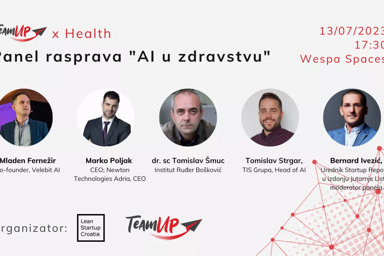 TeamUp x Health Tech<br>Umjetna inteligencija u zdravstvu