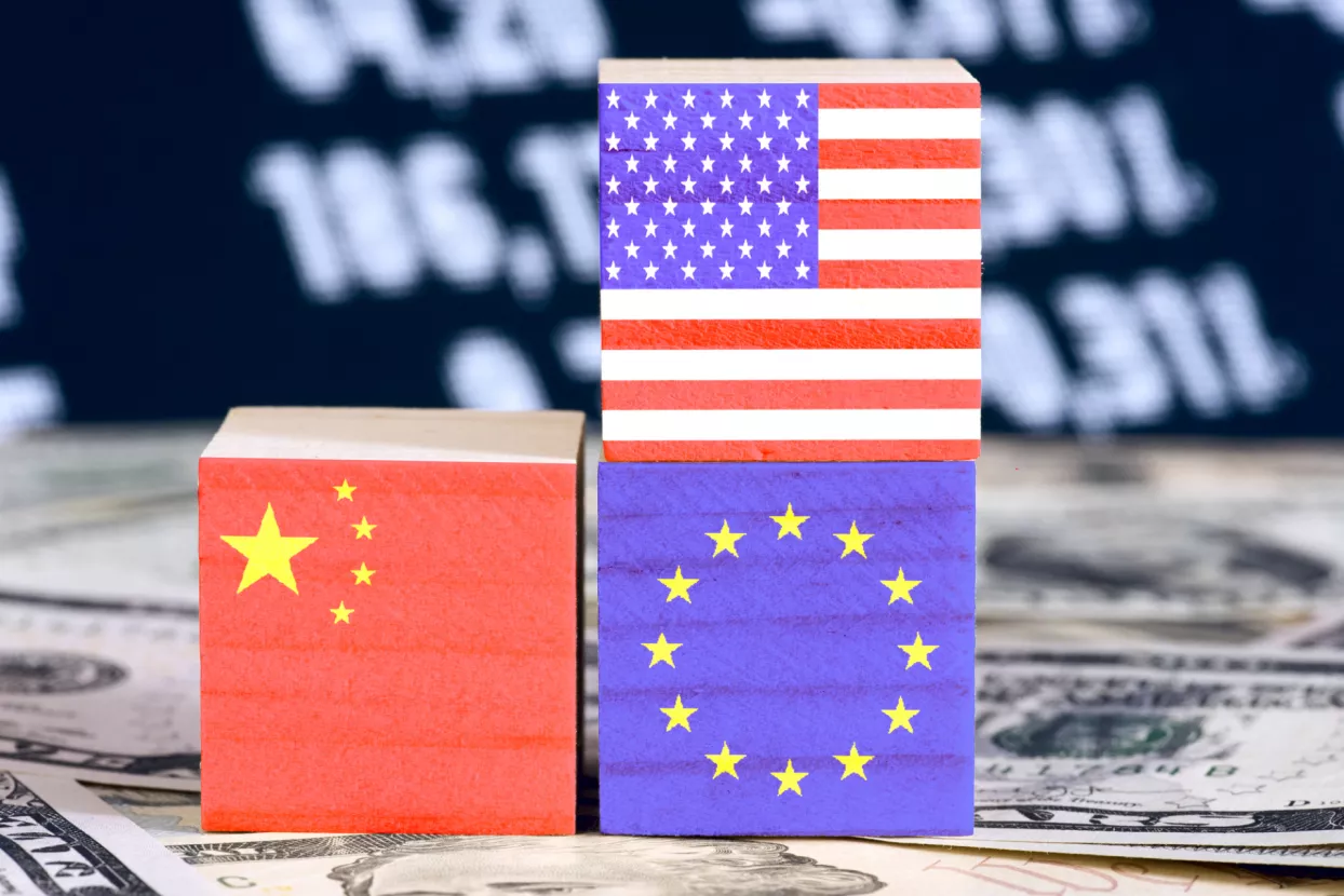 Kina, Europa, Amerika