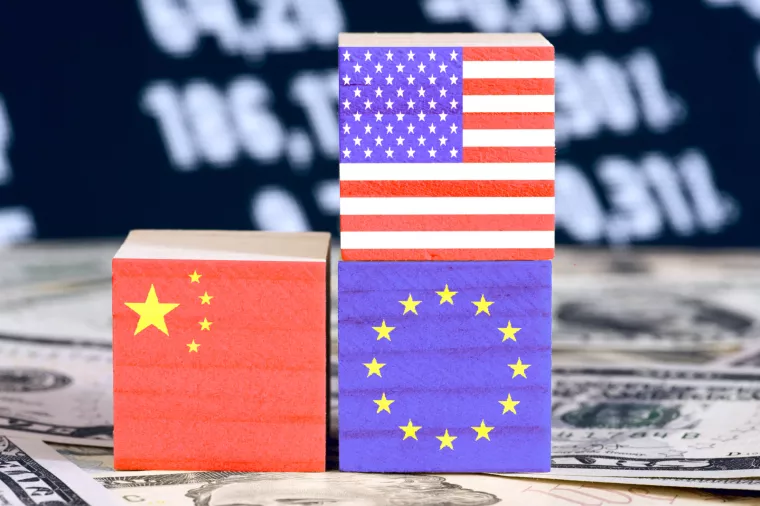 Kina, Europa, Amerika