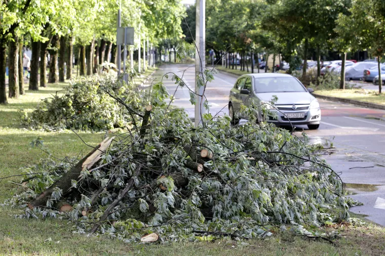 Posljedice oluje u Zagrebu