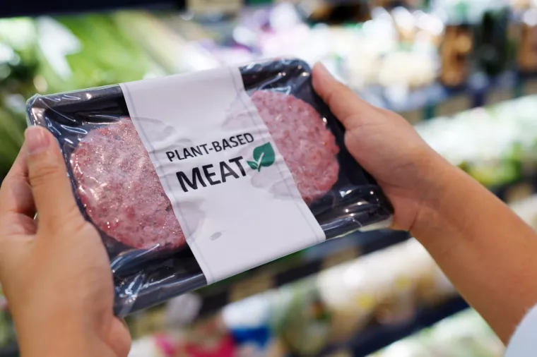 Umjetno meso, vegani, biljke