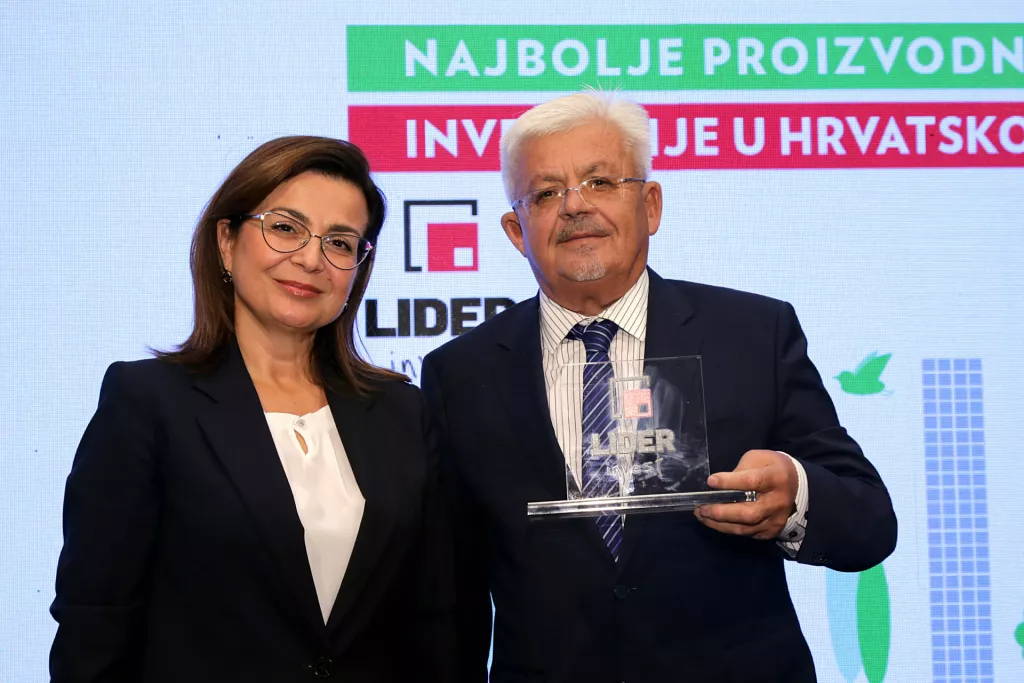 Lider Investicijska konferencija 2023. Marija &Scaron;ćulac i Franjo Sobočan