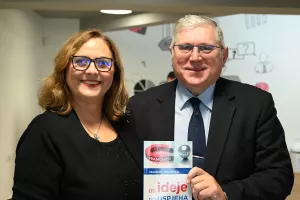 Ljiljana Kukec i Sa&scaron;a Petar 