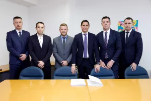 Fabris Peru&scaron;ko,Uro&scaron; Verbov&scaron;ek, Andraž Tu&scaron;, Tomislav Kramarić, Hrvoje Bo&scaron;njak, Zoran Mitreski
