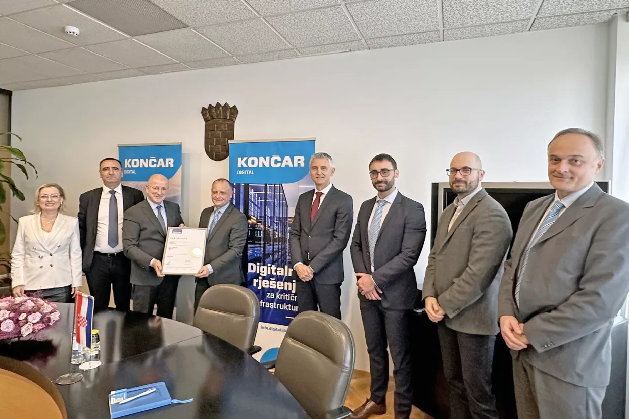 Končar - certifikat 