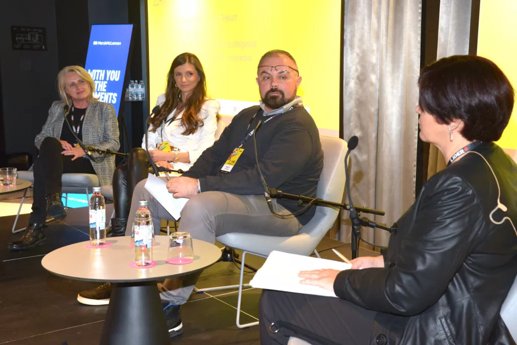 7. HR konferencija, Anita Cvetić Ore&scaron;čanin, Anamarija Minarski, Dario Car, Hrvojka Kutle