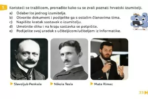 Mate Rimac u udžbeniku &Scaron;kolske knjige