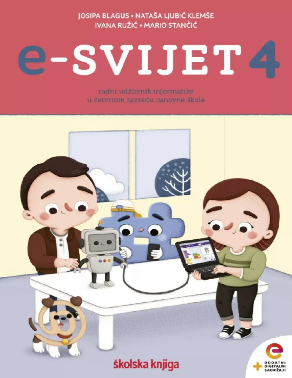 Udžbenik e-Svijet 4, &Scaron;kolska knjiga