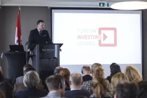 Predstavljanje Bijele knjige 2024. Udruženja stranih ulagača u Hrvatskoj "Konkurentnost Hrvatske nakon dovr&scaron;etka procesa europskih integracija: novo poglavlje"<br>Marko Primorac