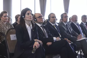 Predstavljanje Bijele knjige 2024. Udruženja stranih ulagača u Hrvatskoj "Konkurentnost Hrvatske nakon dovr&scaron;etka procesa europskih integracija: novo poglavlje" <br>Nathalie Rayes