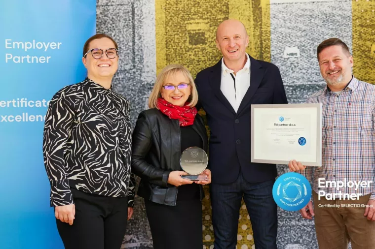 TIA Partner, poslodavac partner certifikat
