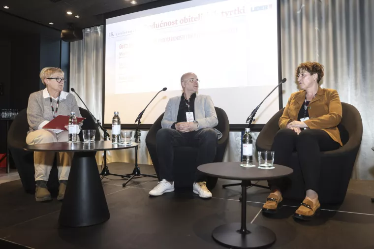 Budućnost obiteljskih tvrtki 2024.<br>4. panel<br>Manuela Ti&scaron;ler, Marin Rogić, Snježana Bilo&scaron;.