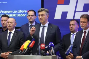 Predsjednik HDZ-a Andrej Plenković predstavlja izborni program "Sigurna Hrvatska"