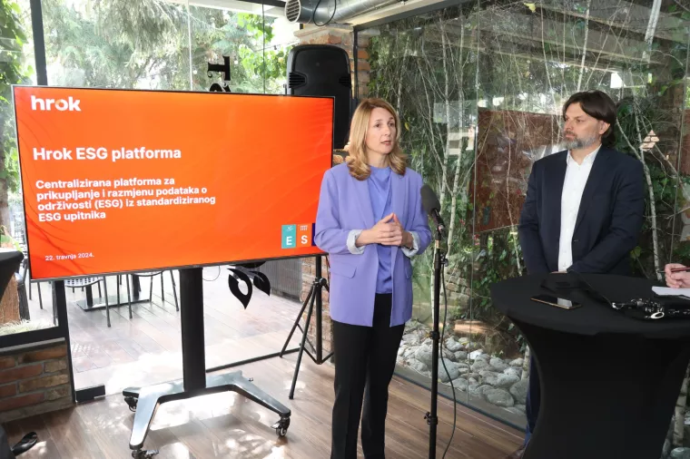 Predstavljanje Hrok&nbsp;ESG platforme, Tamara Perko i Viktor Pavlinić