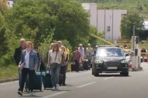 Scena s krčkog aerodroma