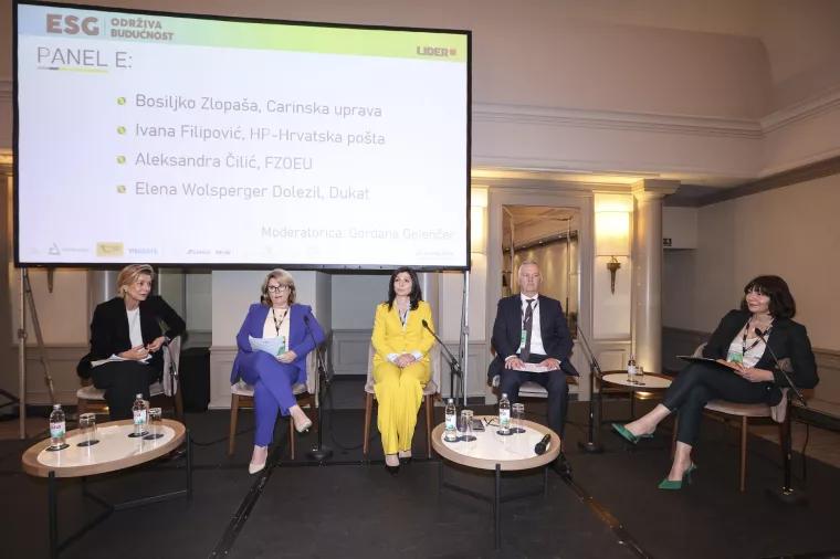 ESG- Održiva budućnost. Panel E: Elenom Wolsperger Dolezil, Aleksandra Čilić, Ivana Filipović, Bosiljko Zlopa&scaron;a.