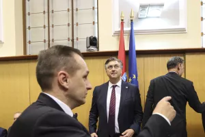 Konstituirajuća sjednica 11. saziva Hrvatskog sabora.Andrej Plenković