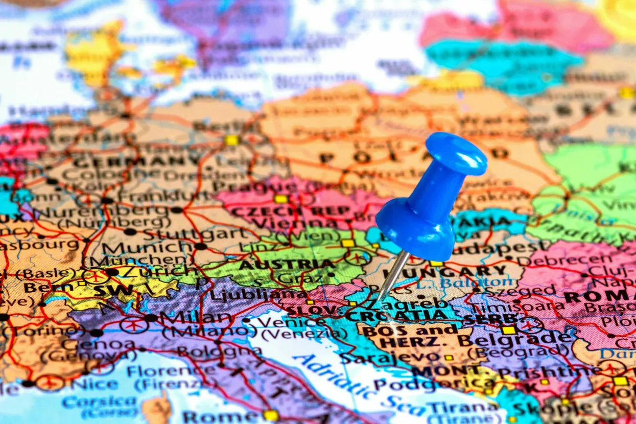 Mapa Hrvatska
