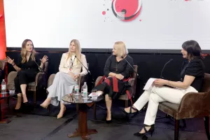 Financijsko - investicijski forum 2024. Okrugli stol "Strategija razvoja trži&scaron;ta kapitala": Maja Be&scaron;ević Vlajo, Anamarija Staničić, Ivana Gažić i Gordana Gelenčer