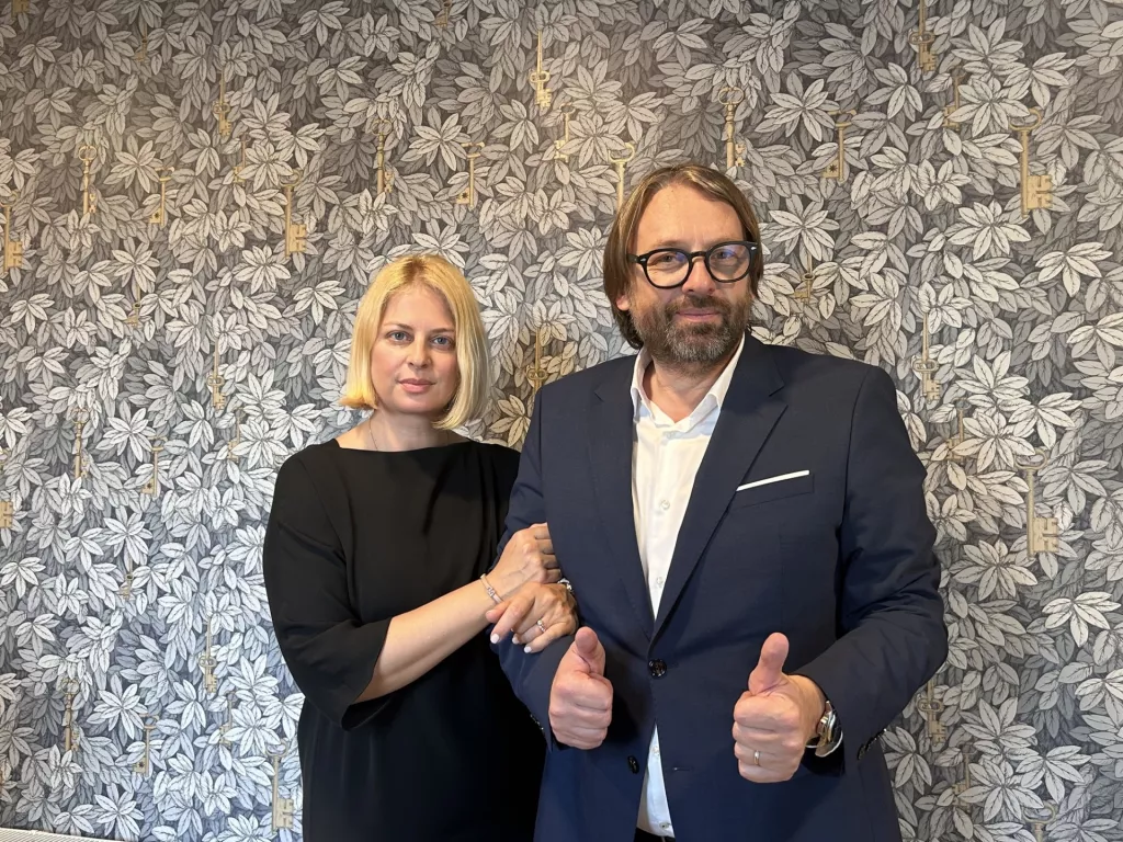 Tja&scaron;a i Primož Ogrižek