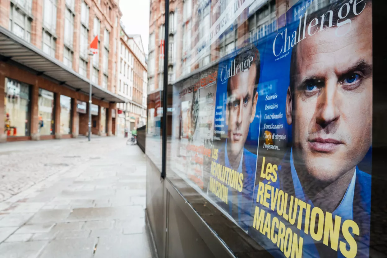  Emmanuel Macron i Marine Le Pen