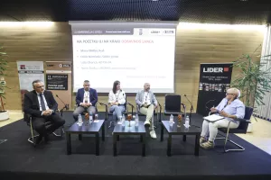 11. konferencija o izvozu: Pametni znaju čemu služi izvoz.2. panel:Na početku ili na kraju dobavnog lanca:Mario Muller, Denis Nemčević, Lidija &Scaron;karica, Mario &Scaron;kufica