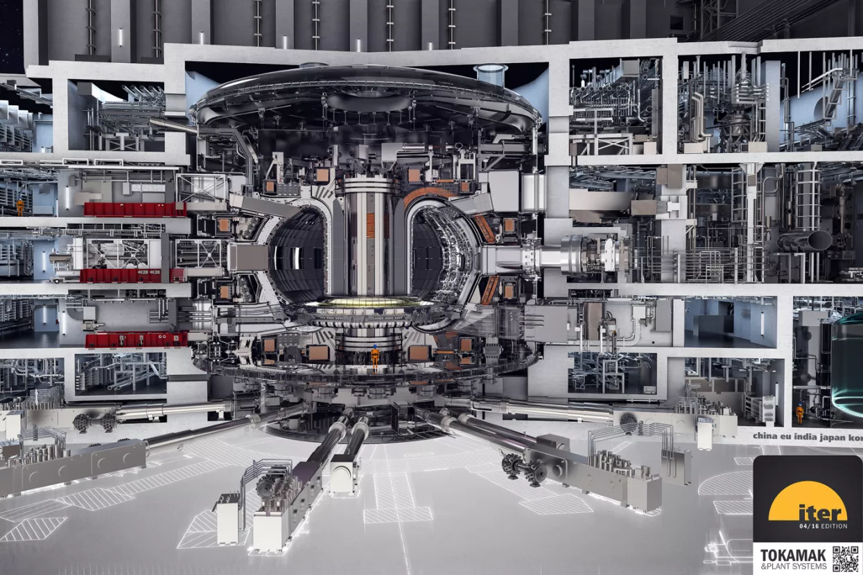 ITER je reaktor za magnetsku fuziju osmi&scaron;ljen kako bi dokazao izvedivost fuzije kao izvora energije velikih razmjera bez ugljika