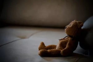 Usamljeni medvjedić, odbačen, neželjen, teddy bear