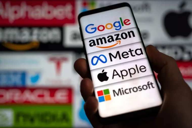 Big Tech tvrtke - Google, Microsoft, Amazon, Meta, Apple