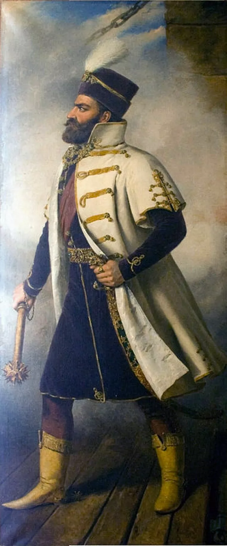Nikola &Scaron;ubić Zrinski, slika, Barabas Miklos (1810-1898)