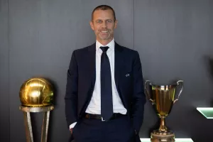 Nyon, Switzerland- January 25th: UEFA Executive Committee Meeting 2023 at the UEFA Headquarters, The House of the European Football, on January 25th 2023. (Photo by Kristian Skeie - UEFA/UEFA via Getty Images)