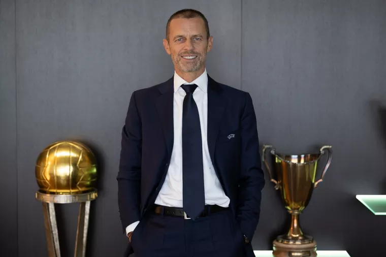 Nyon, Switzerland- January 25th: UEFA Executive Committee Meeting 2023 at the UEFA Headquarters, The House of the European Football, on January 25th 2023. (Photo by Kristian Skeie - UEFA/UEFA via Getty Images)