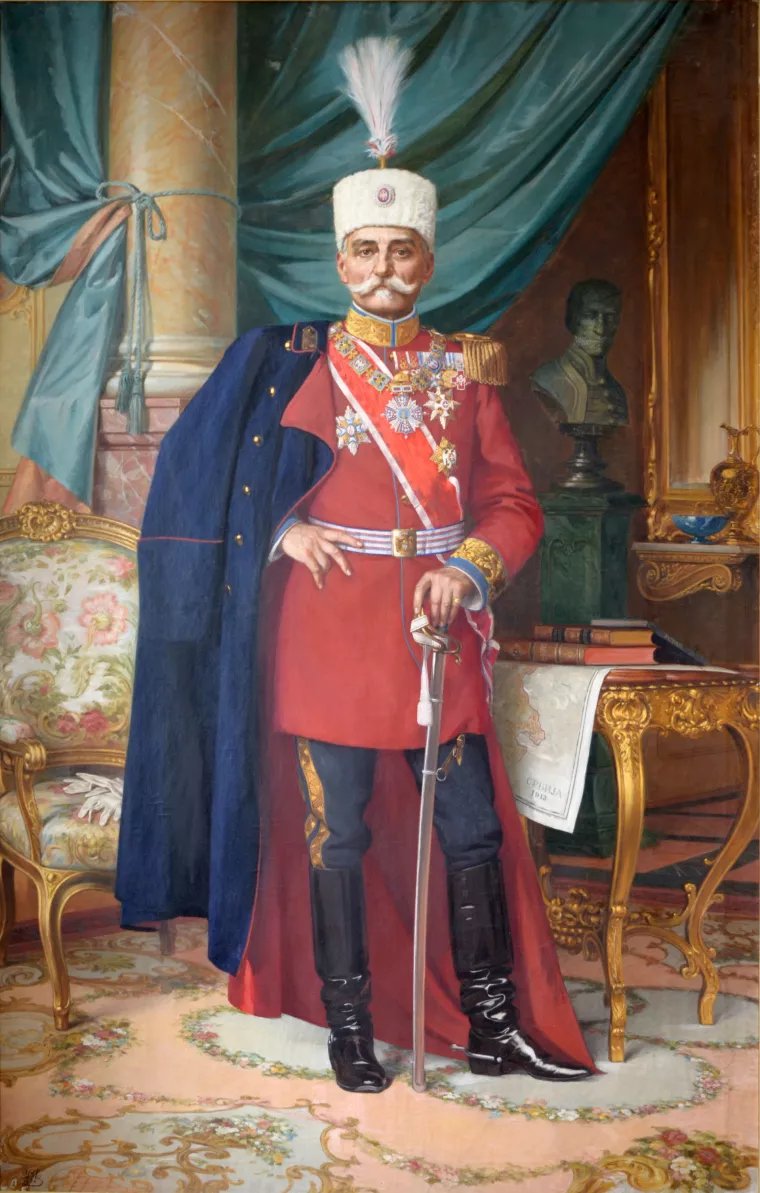 Kralj Petar I Karađorđević, slika, Uro&scaron; Predić