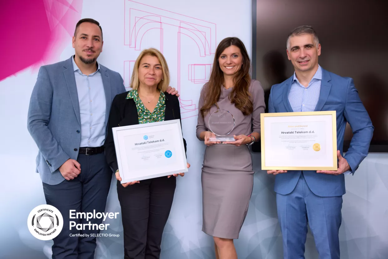 Hrvatski Telekom ove godine broji &scaron;est certifikata SELECTIO Grupe za HR izvrsnost