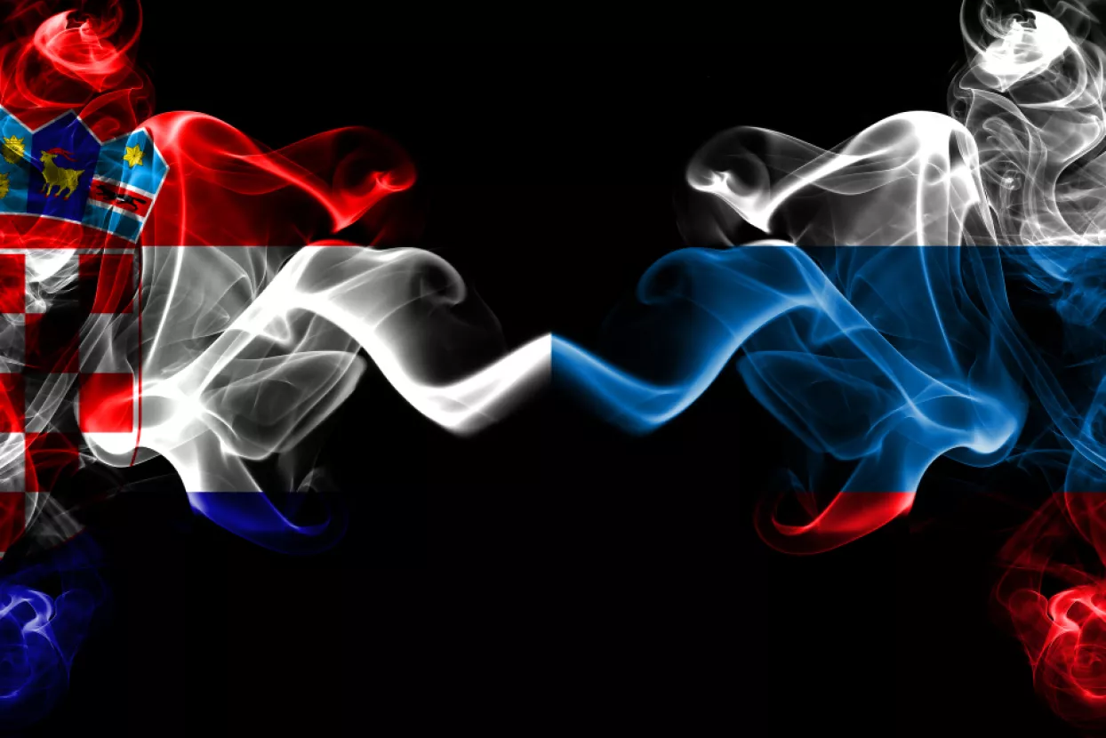 zastave, Hrvatska, Slovenija, dim