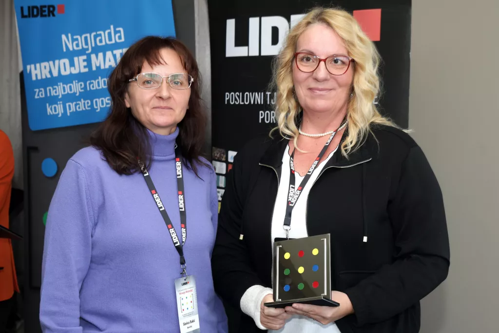 Dodjela nagrade Hrvoje Mateljić 2024. Slavica Bakić i Ksenija Pu&scaron;karić