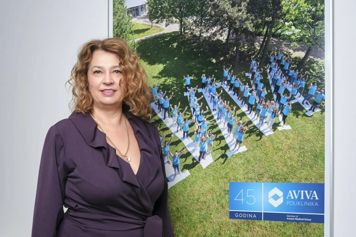 Dr. Nevenka Kovač, ravnateljica Poliklinike Aviva