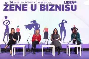 Žene u biznisu 2024. Panel 1. Korak naprijed, natrag dva. Helena Schmidt,Ana Pecotić, Ana Dorić &Scaron;kevo, Zdravka Demeter Bubalo.