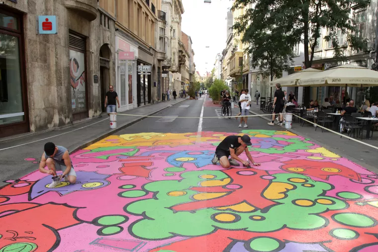 Vidite da nas zagrebačka vlast ne farba nego rje&scaron;ava probleme grada. - Masarykova