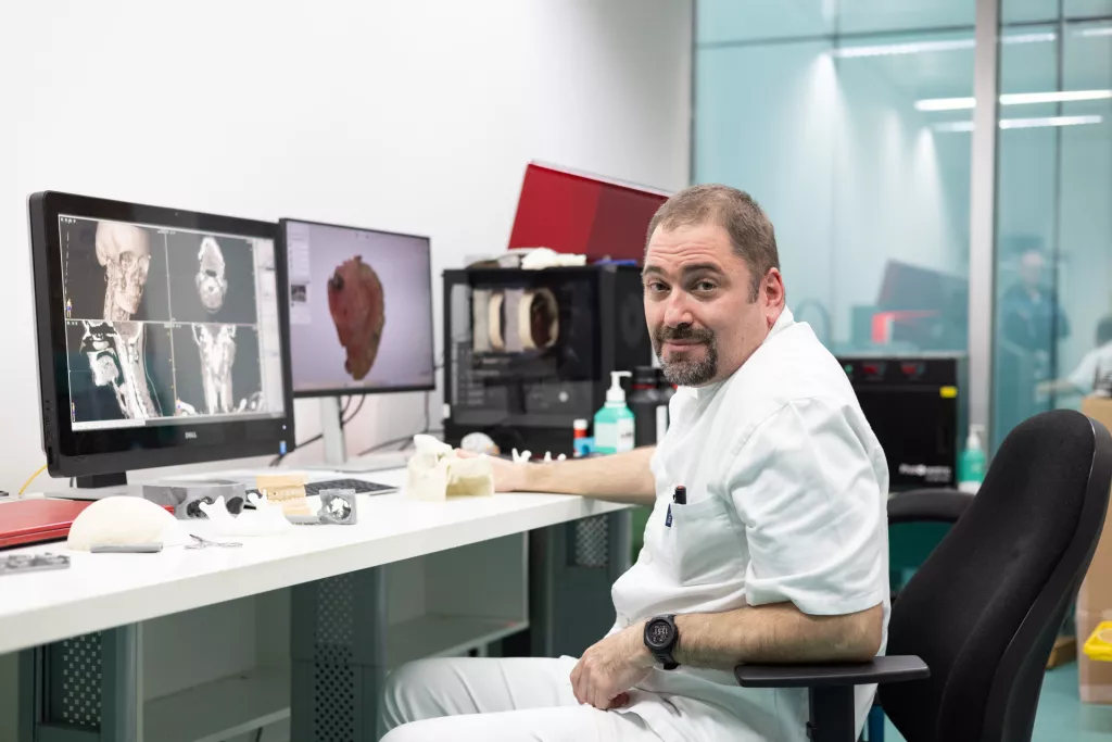 Klinick bolnica Dubrava. #D printanje u medicini.Dr. Lovro Grgurević