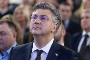  Doček rezultata u izbornom stožeru Dragana Primorca na izborima za Predsjednika RH.Andrej Plenković